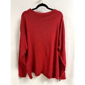 THE J PETERMAN CO NEW Merino Wool Crewneck Sweater in Marron Men's XL